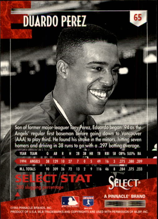 1995 Select (Pinnacle) Baseball "Main Set" Base Cards - Picture 123 of 472