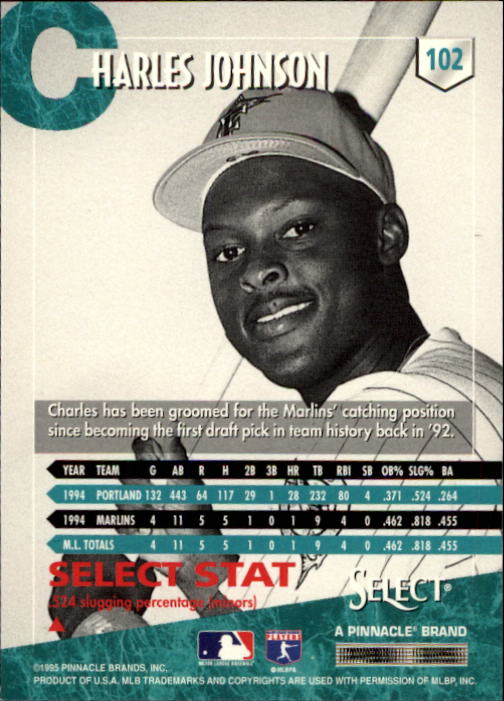 1995 Select (Pinnacle) Baseball "Main Set" Base Cards - Picture 195 of 472