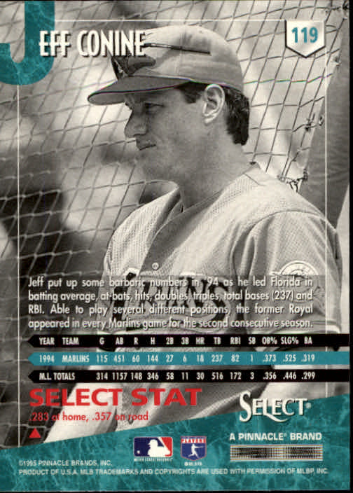 1995 Select (Pinnacle) Baseball "Main Set" Base Cards - Picture 228 of 472