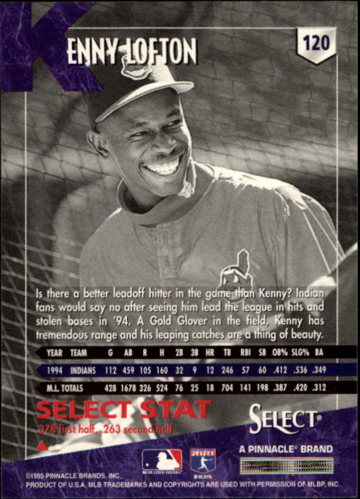 1995 Select (Pinnacle) Baseball "Main Set" Base Cards - Picture 230 of 472