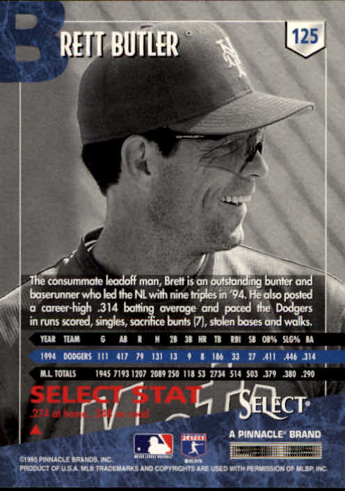 1995 Select (Pinnacle) Baseball "Main Set" Base Cards - Picture 238 of 472