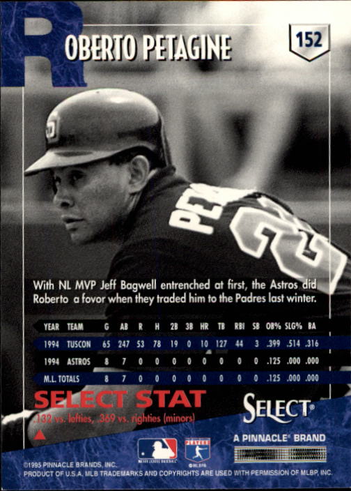 1995 Select (Pinnacle) Baseball "Main Set" Base Cards - Picture 288 of 472