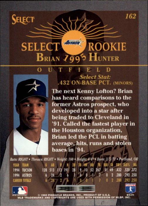 1995 Select (Pinnacle) Baseball "Main Set" Base Cards - Picture 306 of 472