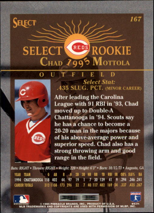 1995 Select (Pinnacle) Baseball "Main Set" Base Cards - Picture 314 of 472