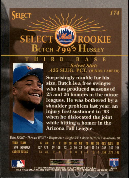1995 Select (Pinnacle) Baseball "Main Set" Base Cards - Picture 326 of 472