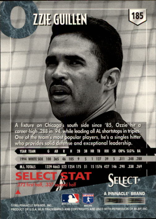 1995 Select (Pinnacle) Baseball "Main Set" Base Cards - Picture 346 of 472