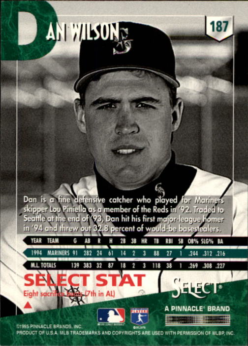 1995 Select (Pinnacle) Baseball "Main Set" Base Cards - Picture 350 of 472