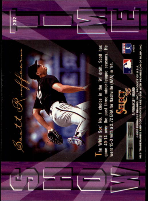1995 Select (Pinnacle) Baseball "Main Set" Base Cards - Picture 434 of 472