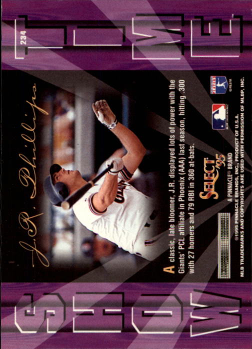 1995 Select (Pinnacle) Baseball "Main Set" Base Cards - Picture 438 of 472