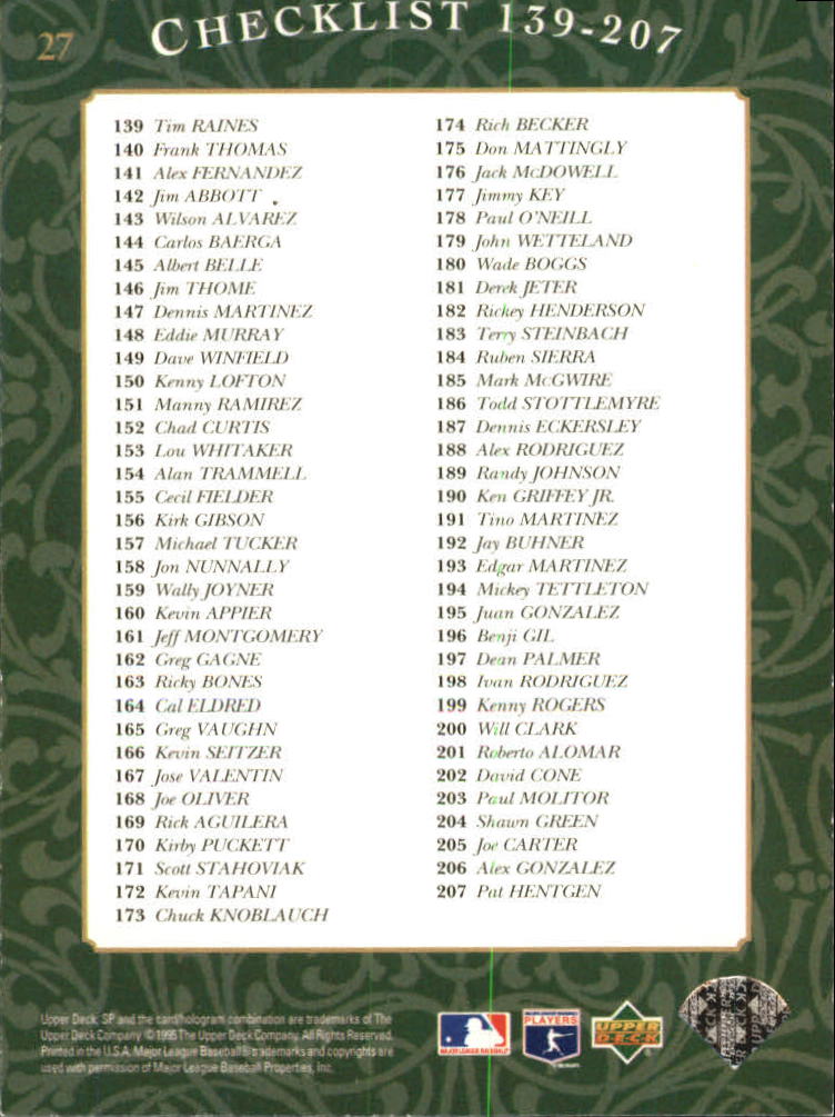 B1984- 1995 Sp Baseball Card Einsätze + Parallels -du Pick- 15 + Gratis US - Bild 81 von 427