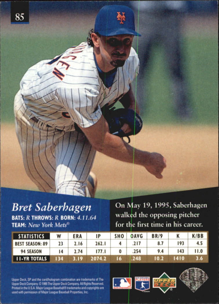 B1984- 1995 Sp Baseball Card Einsätze + Parallels -du Pick- 15 + Gratis US - Bild 195 von 427