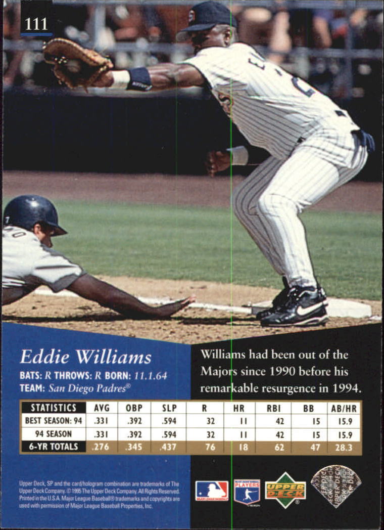 B1984- 1995 Sp Baseball Card Einsätze + Parallels -du Pick- 15 + Gratis US - Bild 245 von 427