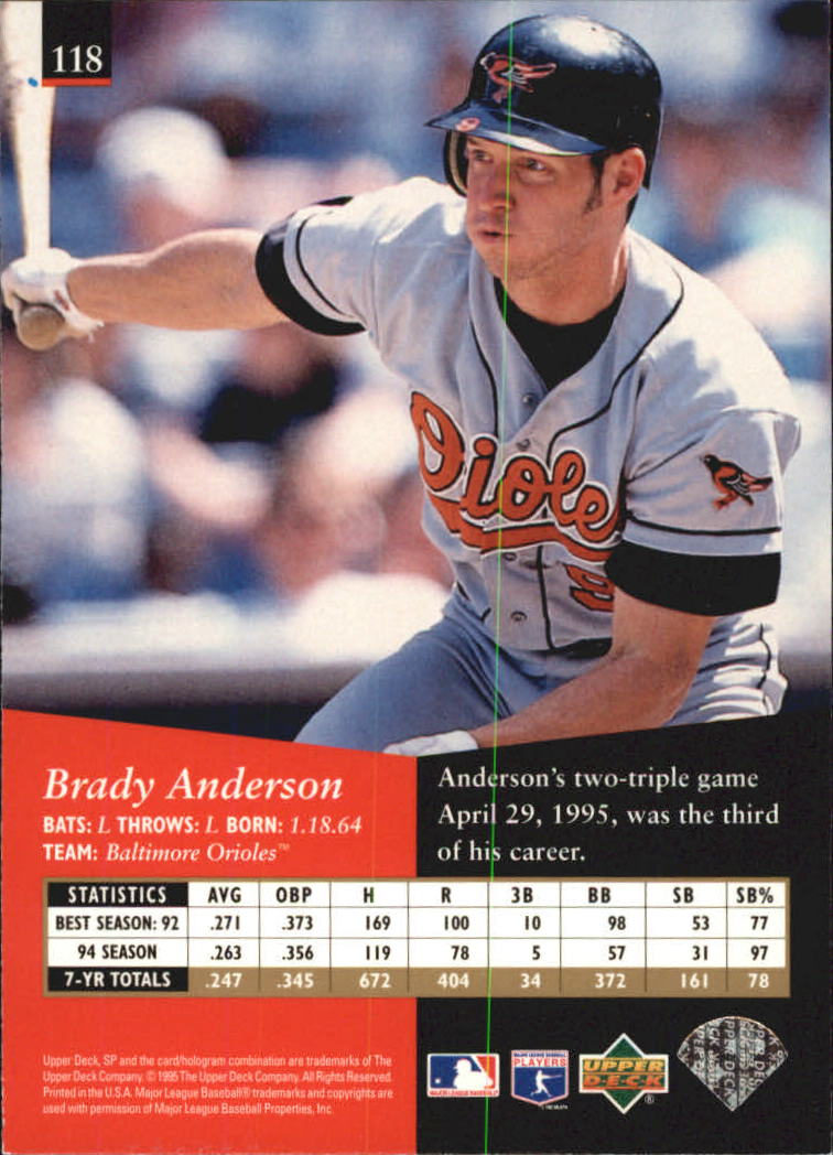 B1984- 1995 Sp Baseball Card Einsätze + Parallels -du Pick- 15 + Gratis US - Bild 259 von 427