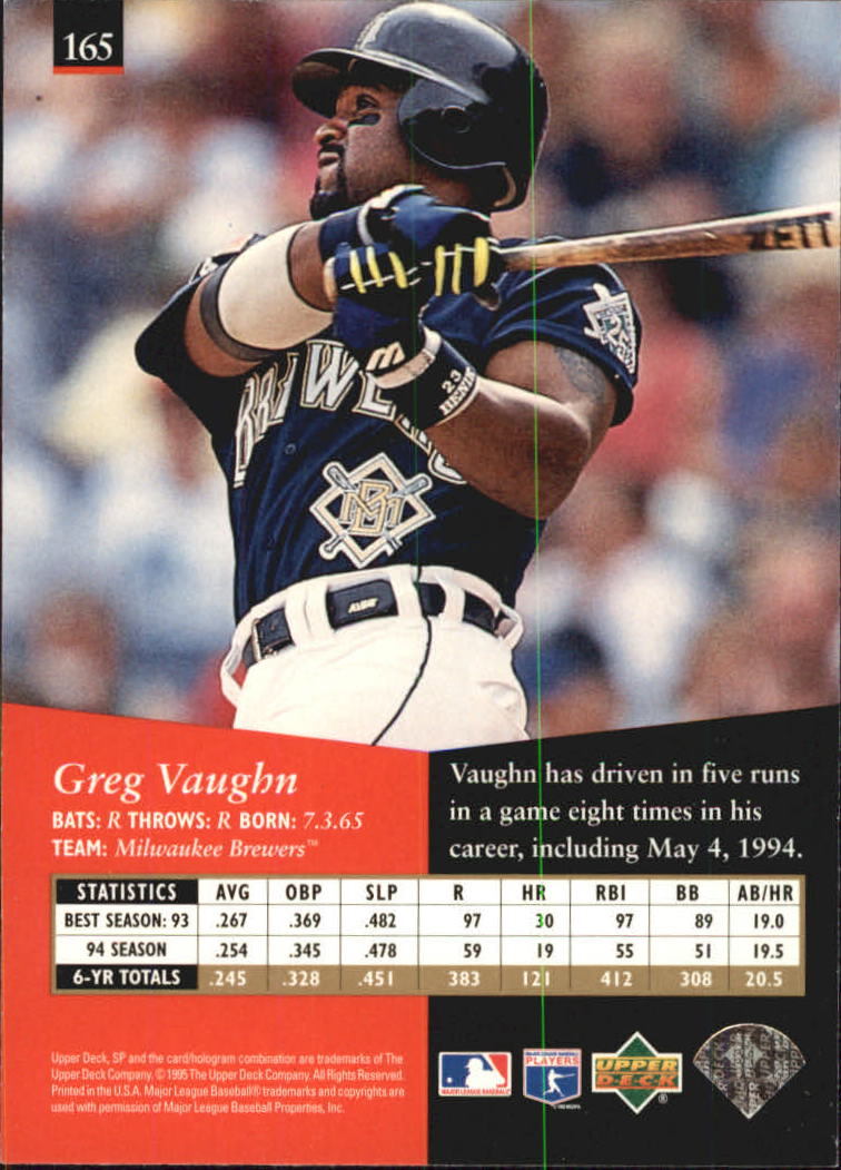 B1984- 1995 Sp Baseball Card Einsätze + Parallels -du Pick- 15 + Gratis US - Bild 347 von 427