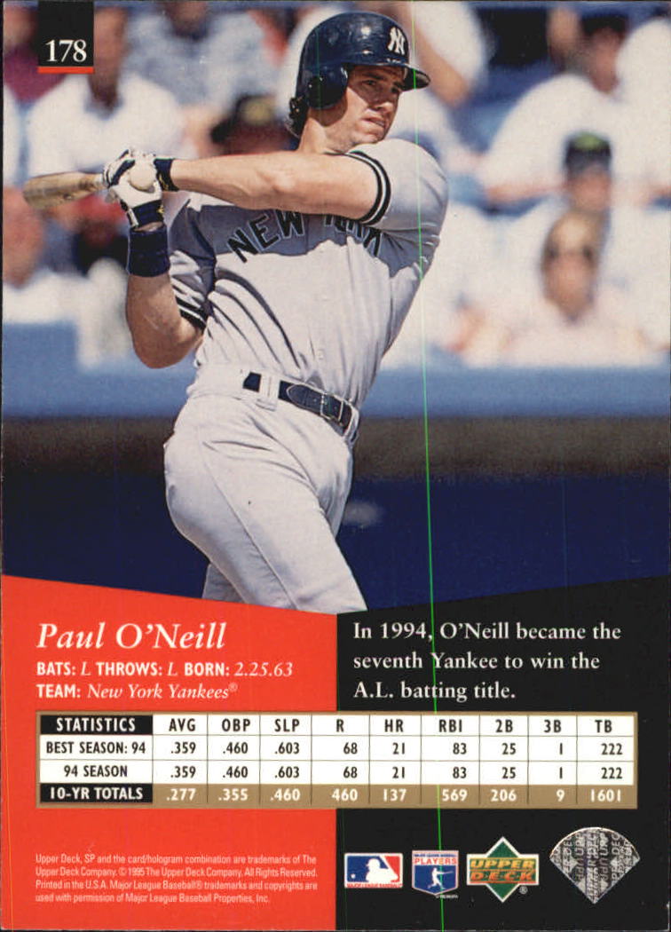 B1984- 1995 Sp Baseball Card Einsätze + Parallels -du Pick- 15 + Gratis US - Bild 373 von 427