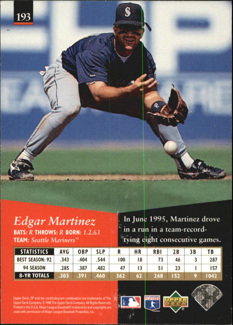 B1984- 1995 Sp Baseball Card Einsätze + Parallels -du Pick- 15 + Gratis US - Bild 399 von 427