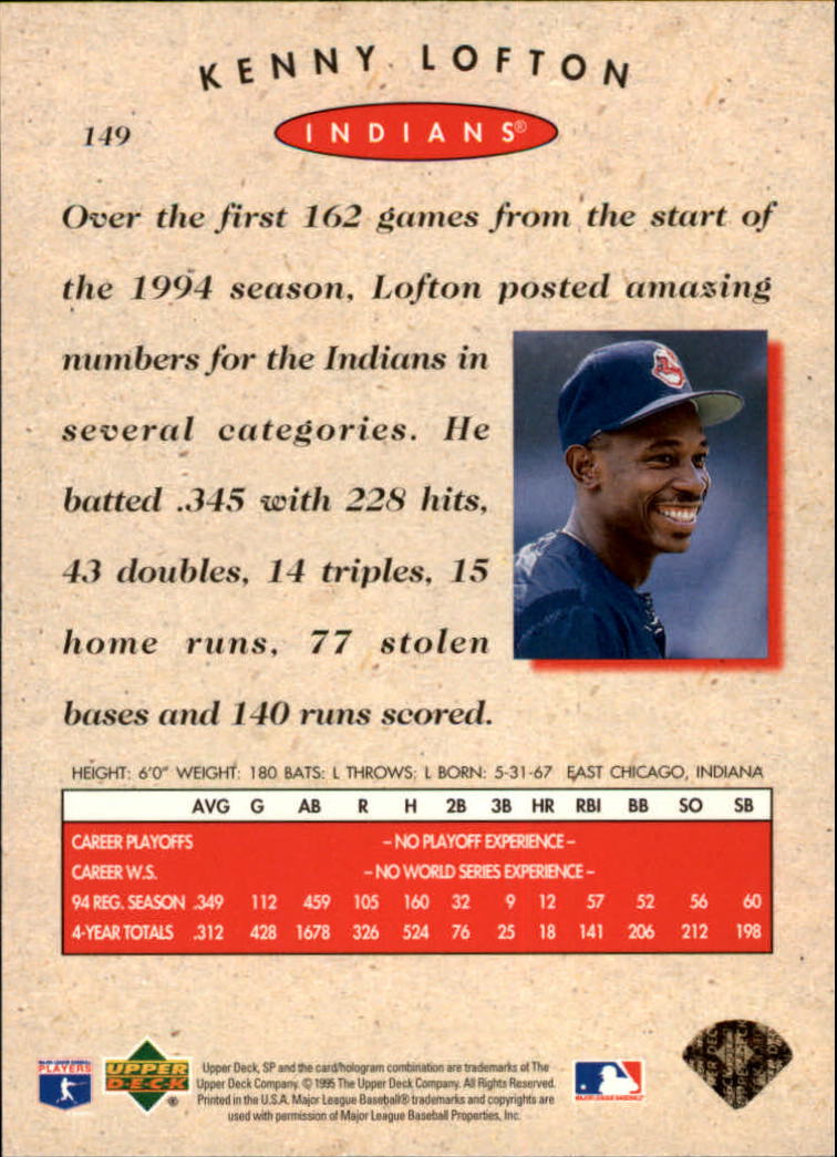 1994 Topps #149 Kenny Lofton - NM-MT