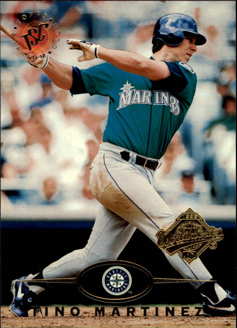 Tino Martinez 1995 Topps #377 Seattle Mariners Baseball Card