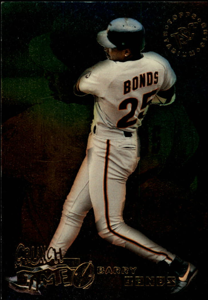 1995 Stadium Club Crunch Time #19 Barry Bonds