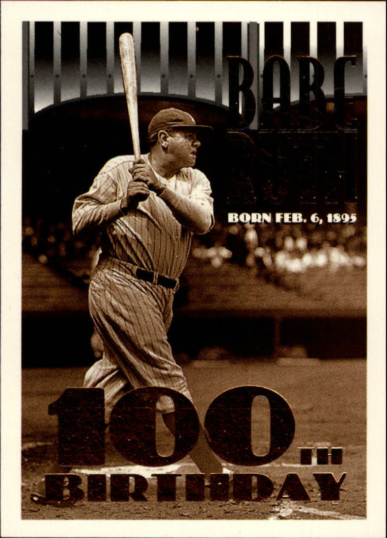 1995 Topps #3 Babe Ruth 100th B-Day