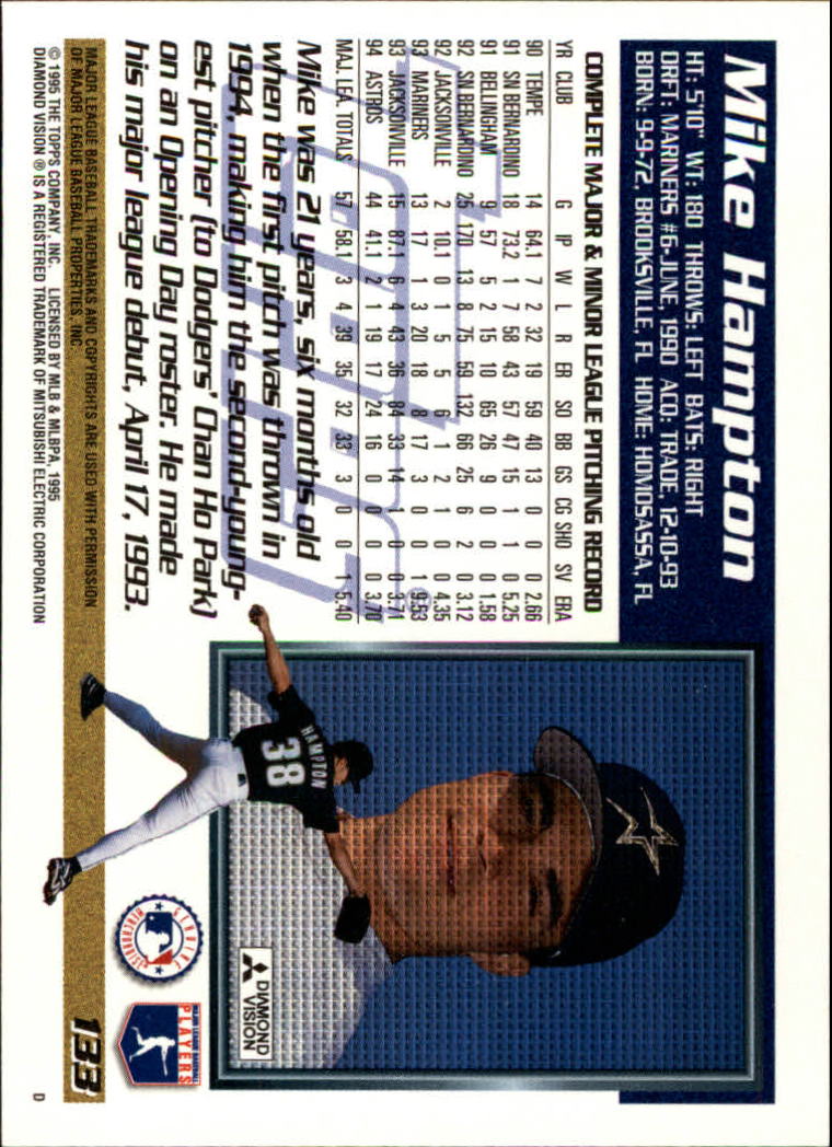 A7266- 1995 Topps Baseball Card # S 1-250 + Rookies -du Pick- 15 + Gratis US - Bild 229 von 425