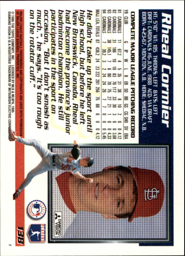 A7266- 1995 Topps Baseball Card # S 1-250 + Rookies -du Pick- 15 + Gratis US - Bild 239 von 425