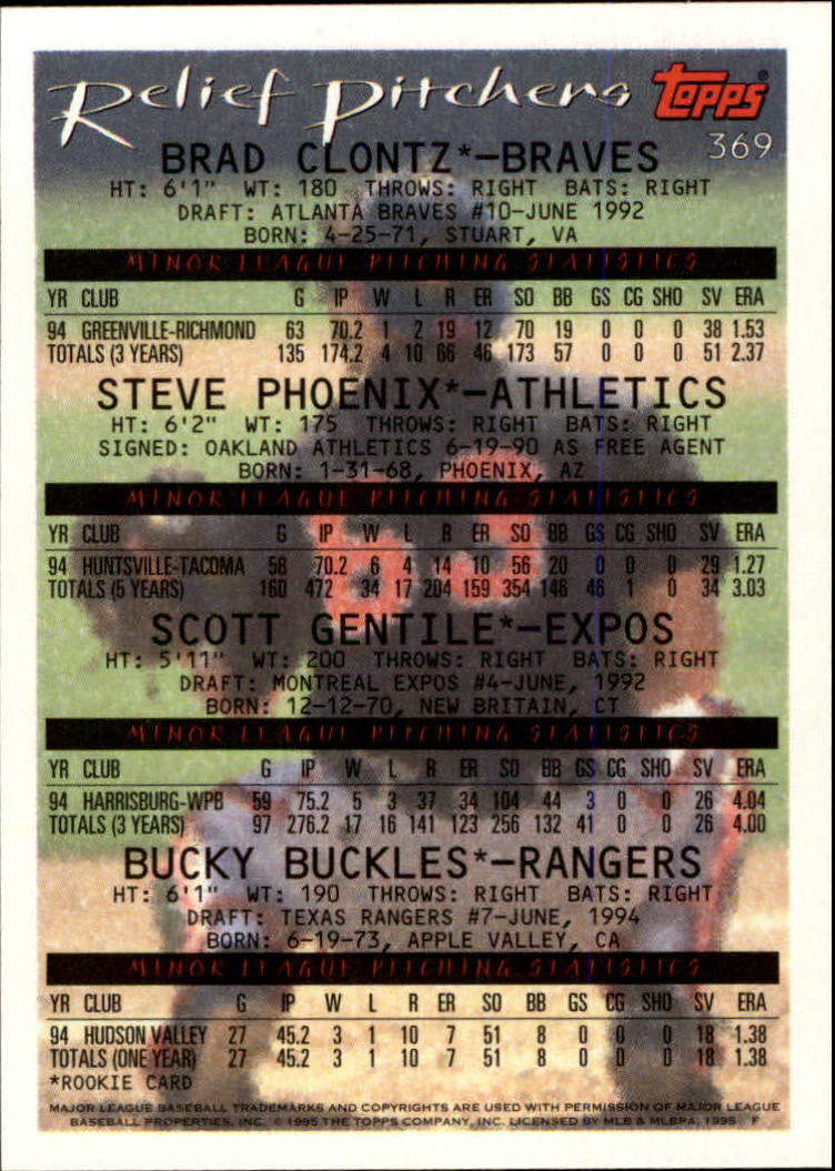 A7266- 1995 Topps Baseball Cards 251-500 +Rookies -You Pick- 15+ FREE US SHIP - Picture 237 of 491