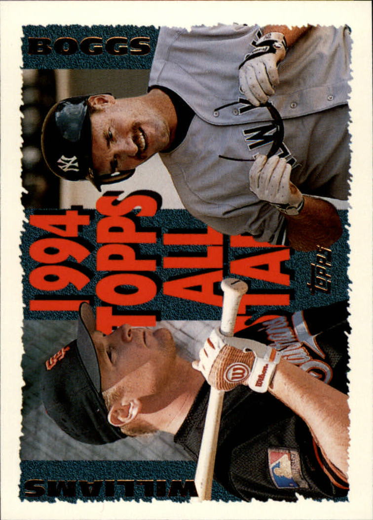 1995 Topps #386 M.Williams/W.Boggs AS