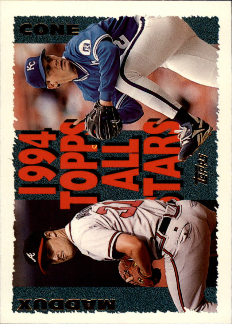 1995 Topps #392 G.Maddux/D.Cone AS