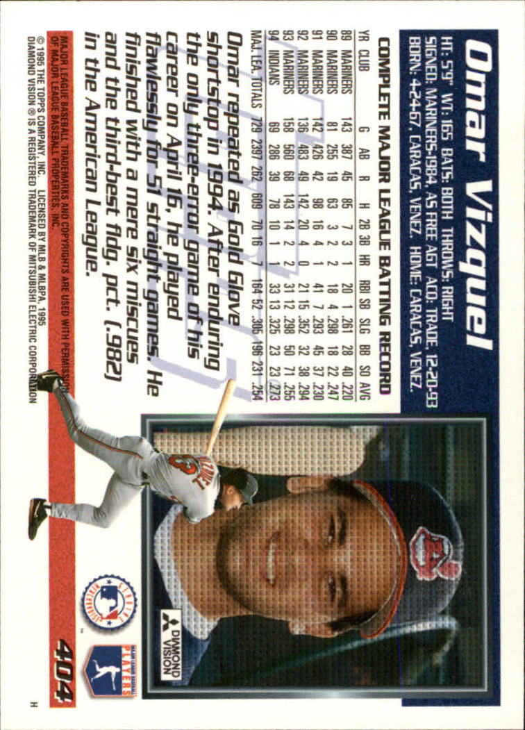 A7266- 1995 Topps Baseball Cards 251-500 +Rookies -You Pick- 15+ FREE US SHIP - Picture 305 of 491