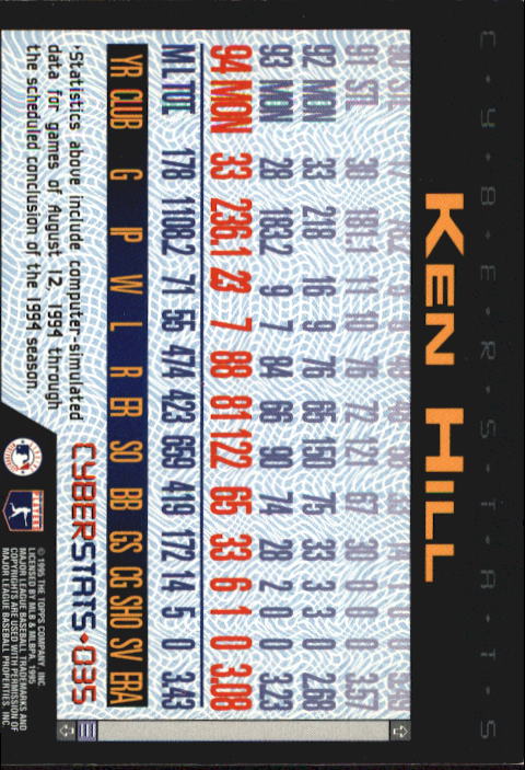 A6738- 1995 Topps Cyberstats BB Card #s 1-250 -You Pick- 15+ FREE US SHIP - Picture 71 of 493
