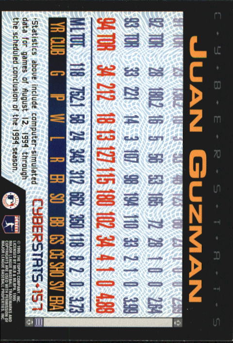 A6738- 1995 Topps Cyberstats BB Card #s 1-250 -You Pick- 15+ FREE US SHIP - Picture 315 of 493