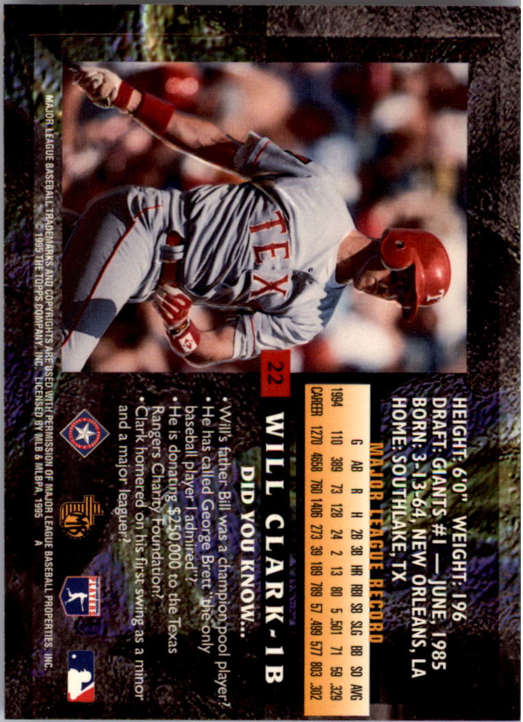 1995 Topps Embossed Baseball - Picture 35 of 231