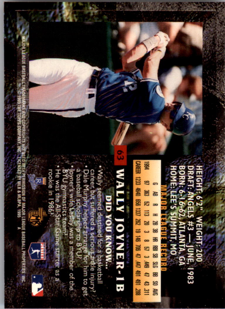 B3732- 1995 Topps Embossed Baseball Card #s 1-140 -You Pick- 15+ FREE US SHIP - Picture 73 of 199