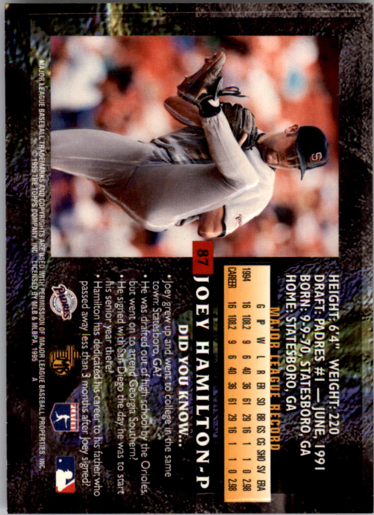 1995 Topps Embossed Baseball - Picture 119 of 231