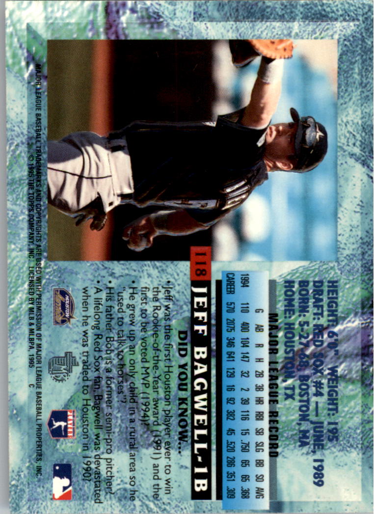 1995 Topps Embossed Baseball - Picture 145 of 231