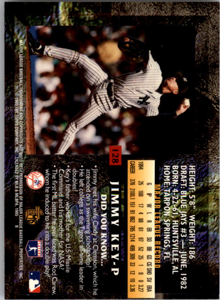 B3732- 1995 Topps Embossed Baseball Card #s 1-140 -You Pick- 15+ FREE US SHIP - Picture 129 of 199