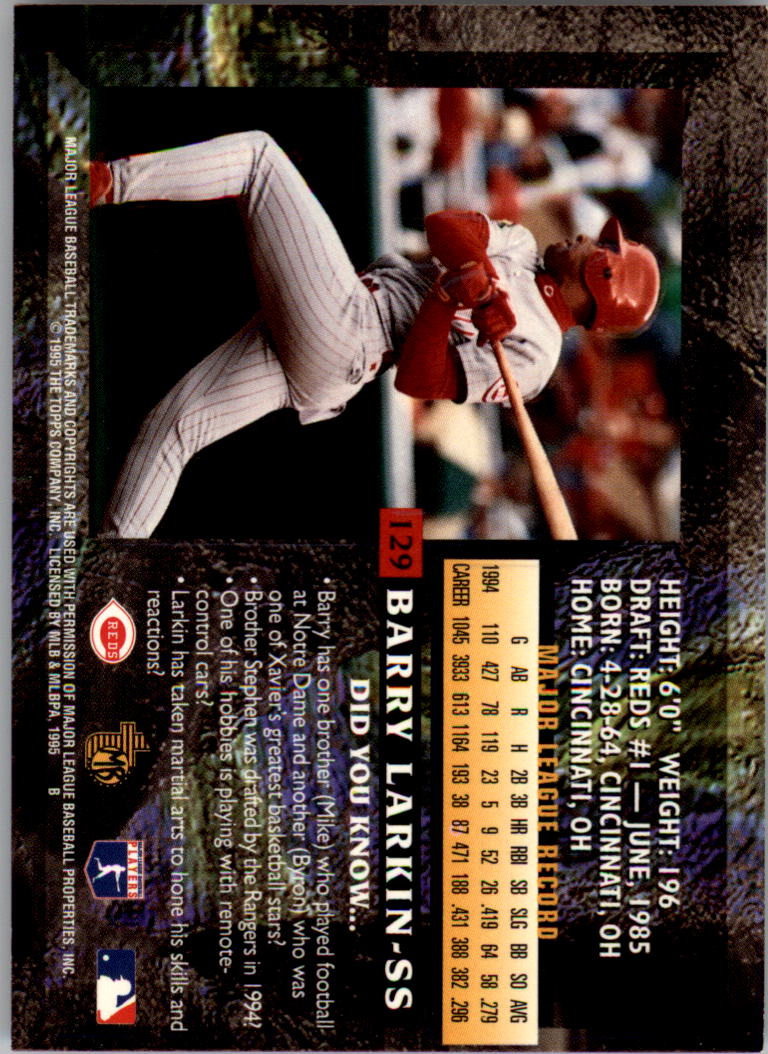 1995 Topps Embossed Baseball - Picture 161 of 231