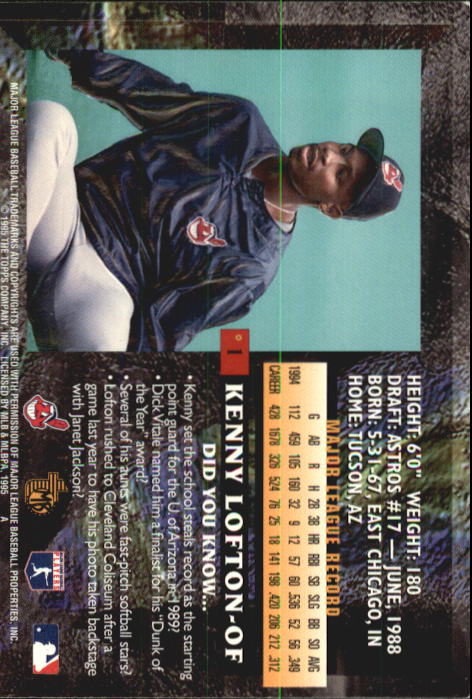 1995 Topps Embossed Baseball - Picture 183 of 231