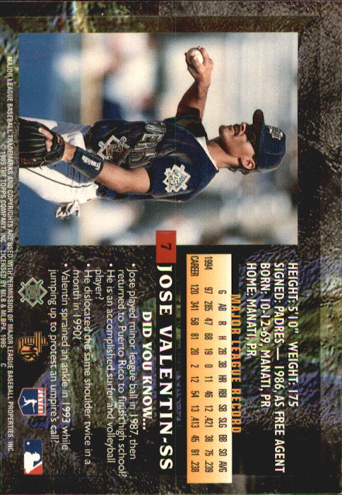 B3732- 1995 Topps Embossed Baseball Card #s 1-140 -You Pick- 15+ FREE US SHIP - Picture 135 of 199