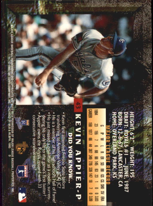 1995 Topps Embossed Baseball - Picture 199 of 231