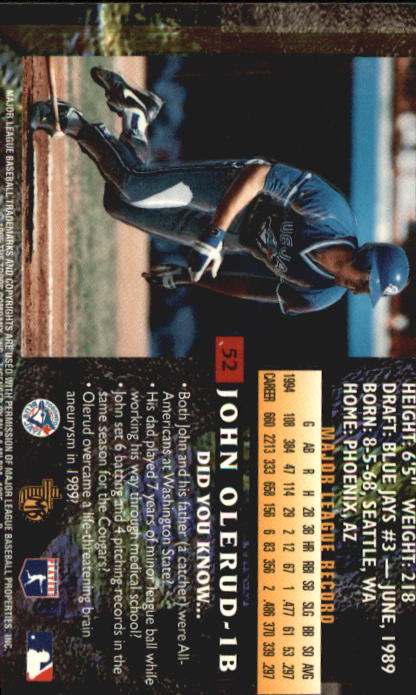 B3732- 1995 Topps Embossed Baseball Card #s 1-140 -You Pick- 15+ FREE US SHIP - Picture 161 of 199