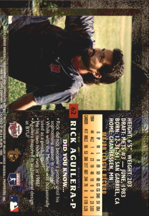 B3732- 1995 Topps Embossed Baseball Card #s 1-140 -You Pick- 15+ FREE US SHIP - Picture 167 of 199