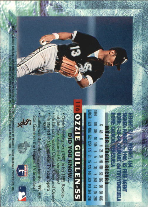 1995 Topps Embossed Baseball - Picture 223 of 231