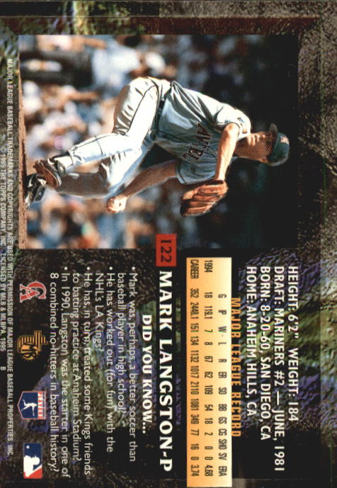 B3732- 1995 Topps Embossed Baseball Card #s 1-140 -You Pick- 15+ FREE US SHIP - Picture 193 of 199