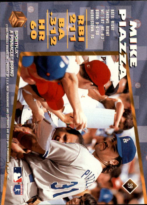 1995 UC3 #39 Mike Piazza back image