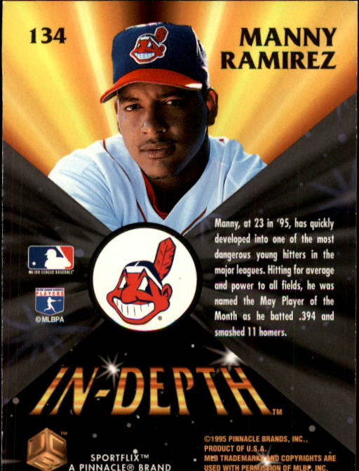 1995 UC3 #134 Manny Ramirez ID back image