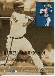 1995 Ultra #3 Jeffrey Hammonds back image