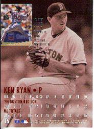 1995 Ultra #15 Ken Ryan back image