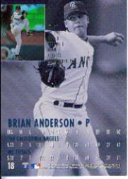 1995 Ultra #18 Brian Anderson back image